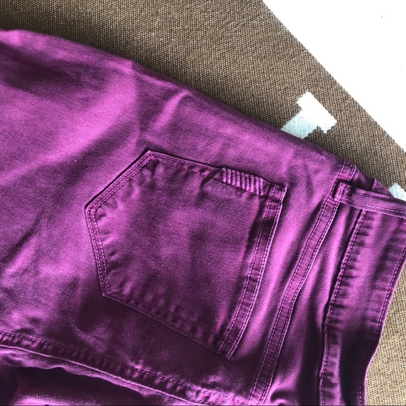 PAIGE DENIM verdugo purple denim skinny jean - Picture 2 of 7